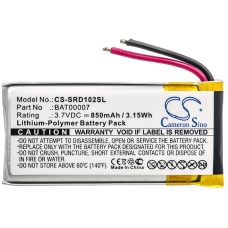 Compatibele batterijvervanging voor Cardo BAT00007