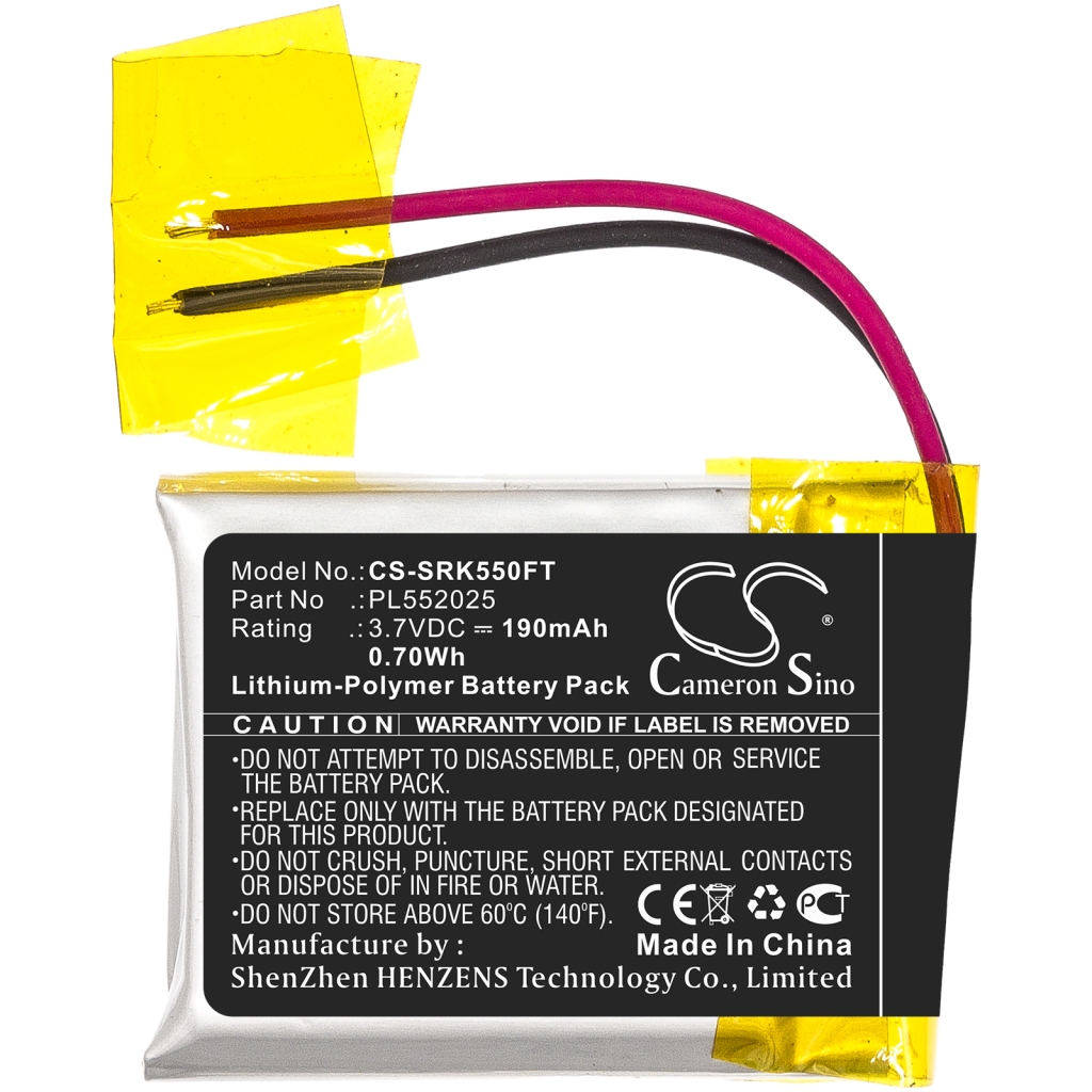 Compatibele batterijvervanging voor Shark PL552025