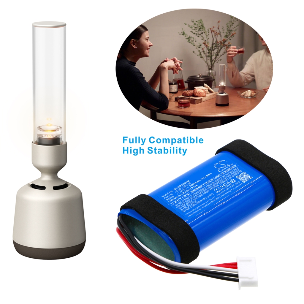 Cameron Sino CS-SRS200SL with compatible Sony LSPX-S3 glass speaker lamp