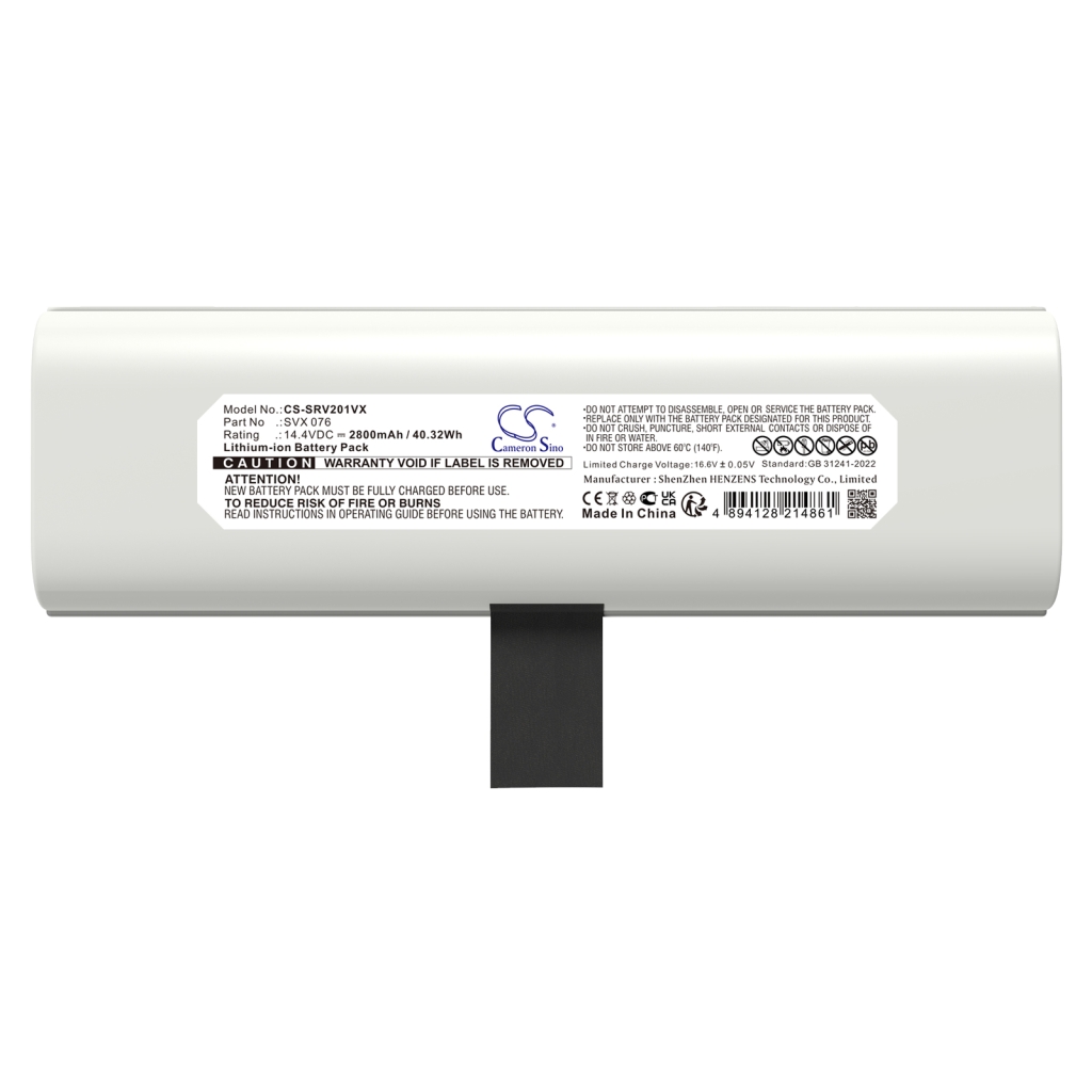 Batterijen voor stofzuigers Sencor CS-SRV201VX