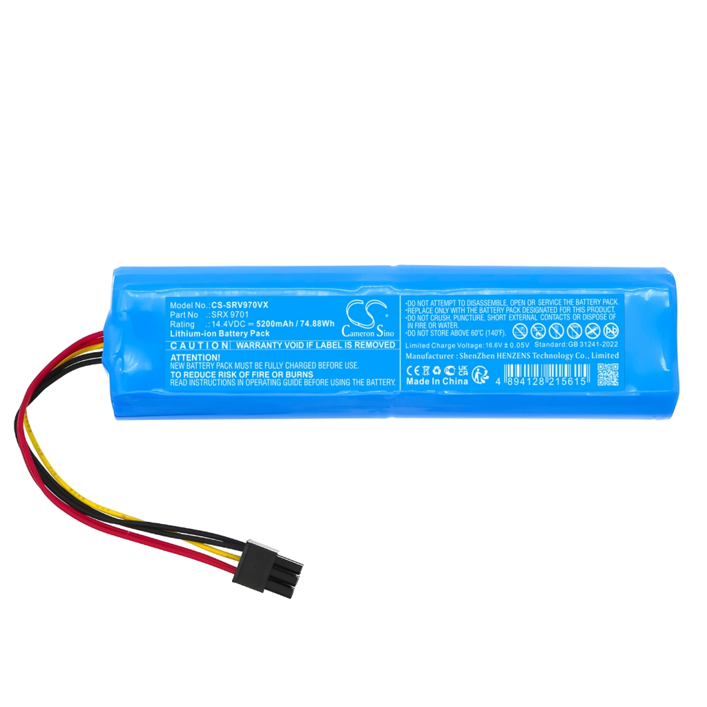Batterijen voor stofzuigers Sencor CS-SRV970VX
