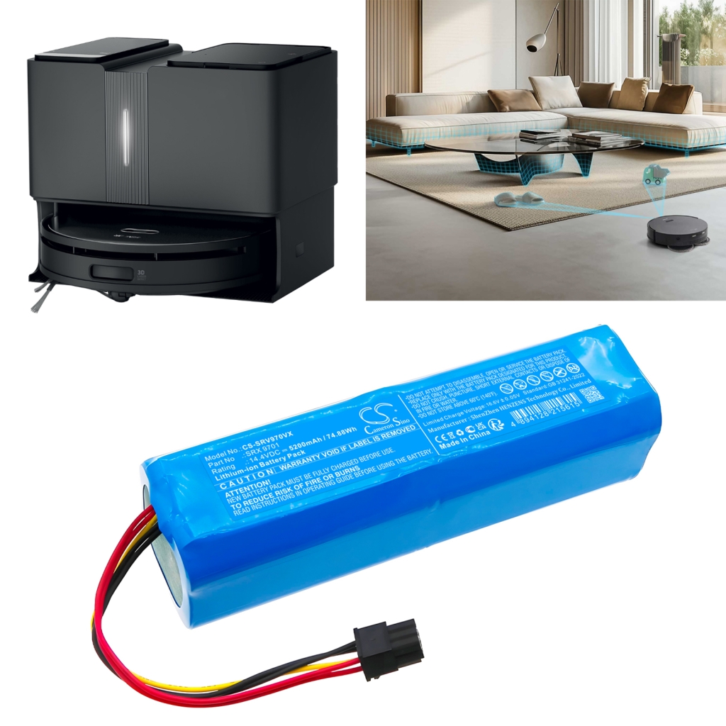 Batterijen voor stofzuigers Sencor CS-SRV970VX