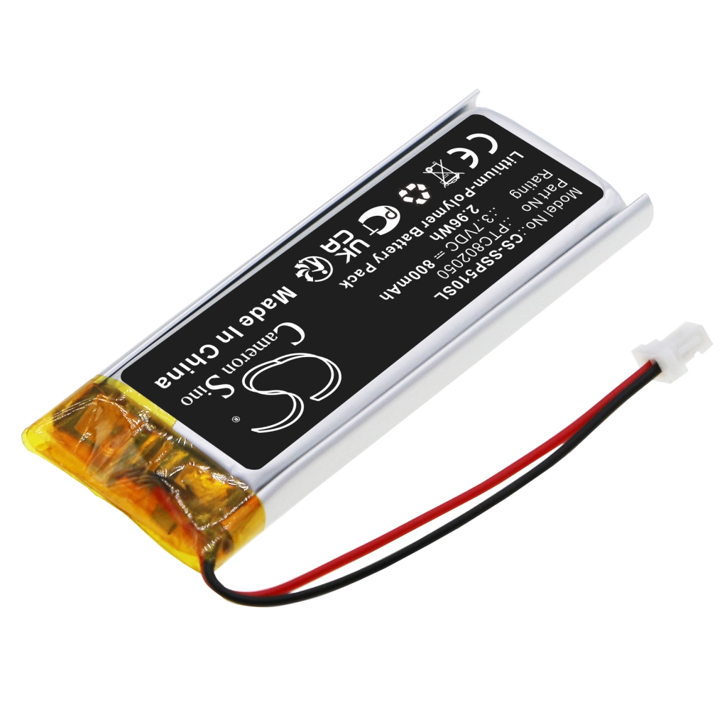 Batterij voor draadloze headset Interphone F3XT