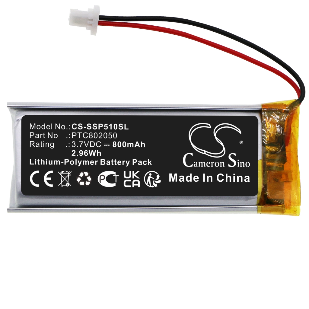 Batterij voor draadloze headset Interphone F3XT