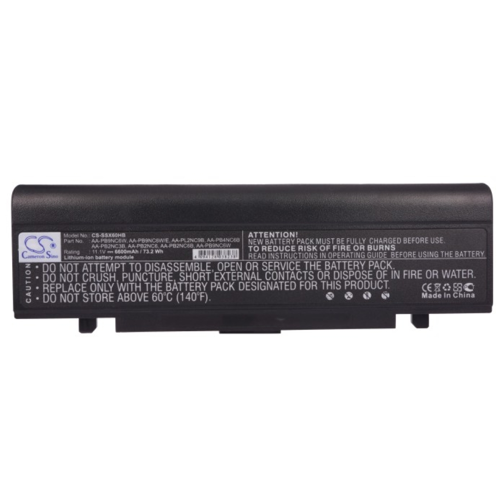 Notebook batterij Samsung CS-SSX60HB