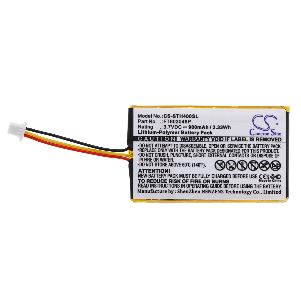 Compatibele batterijvervanging voor Stealth FT603048P