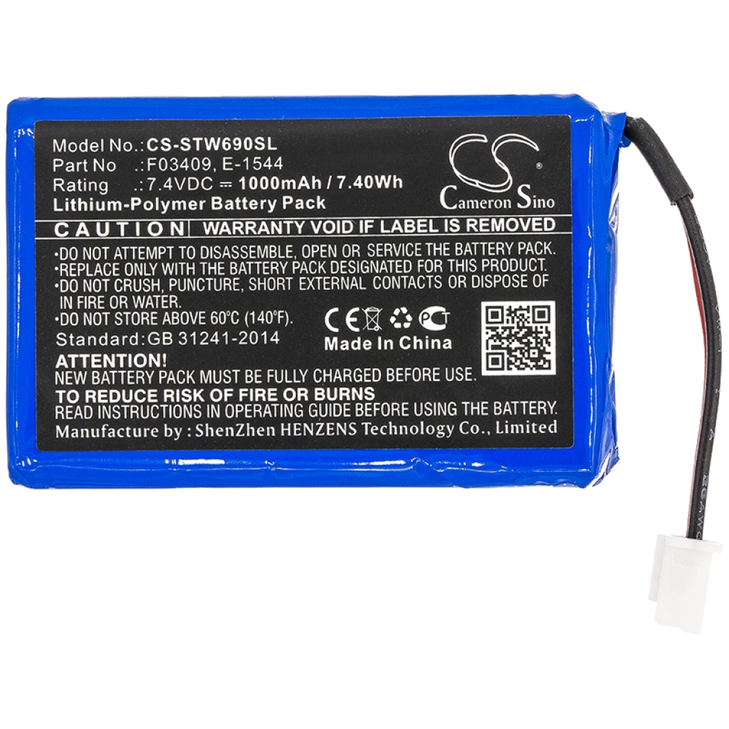 Batterij voor elektrisch gereedschap Satlink WS-6906