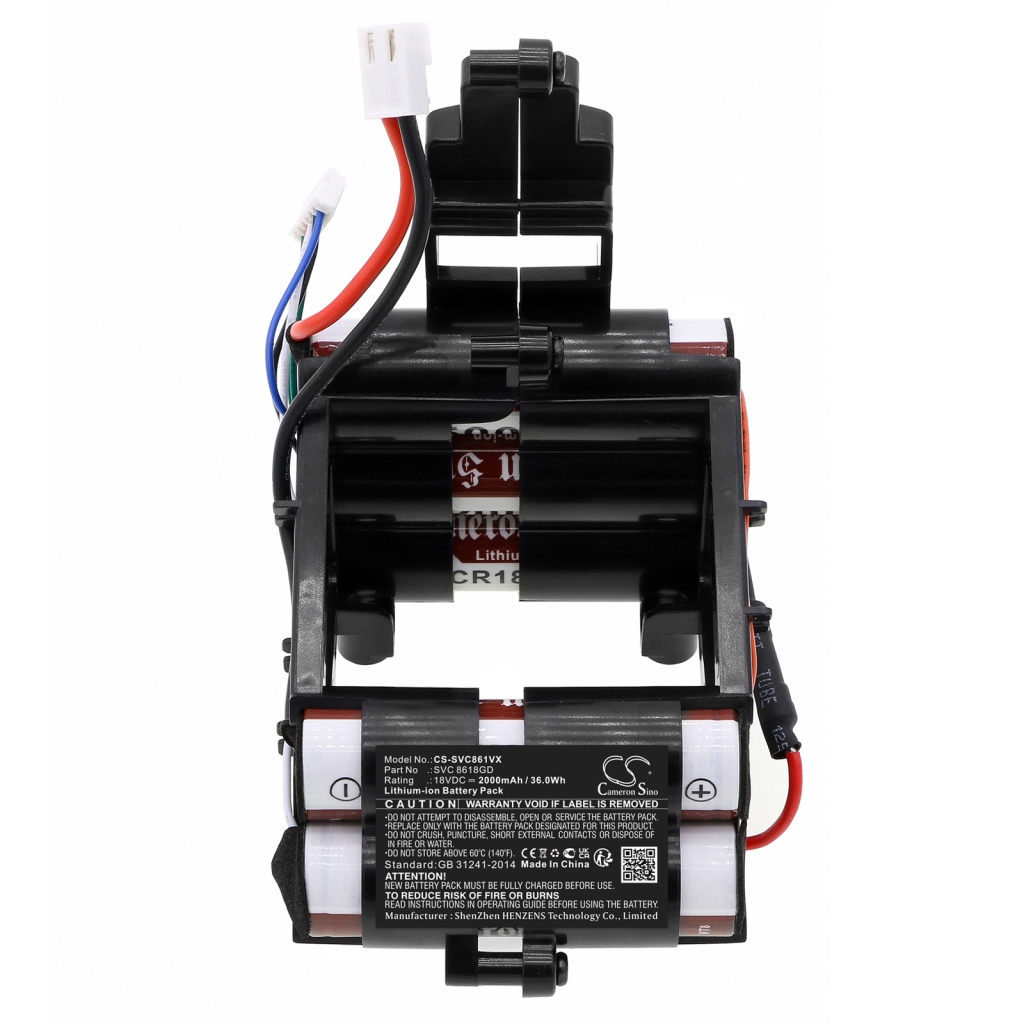 Batterijen voor stofzuigers Sencor SVC-8618GD
