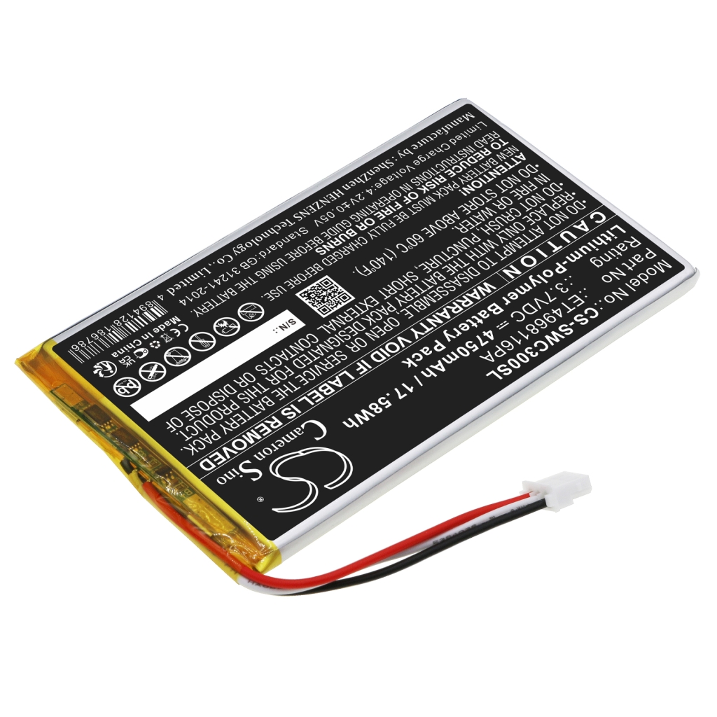 Batterijen GPS, Navigator Batterij CS-SWC300SL