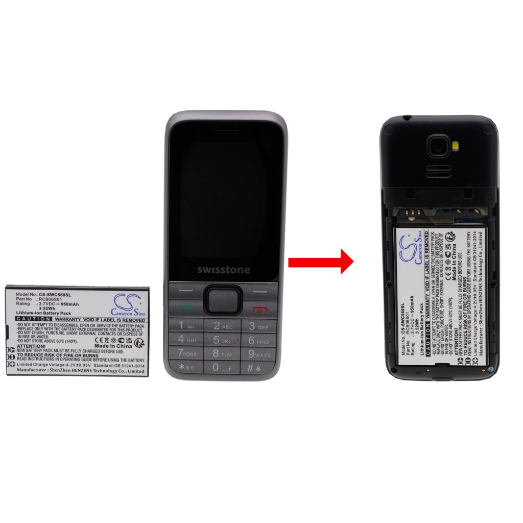 Batterijen Vervangt RCB06S01