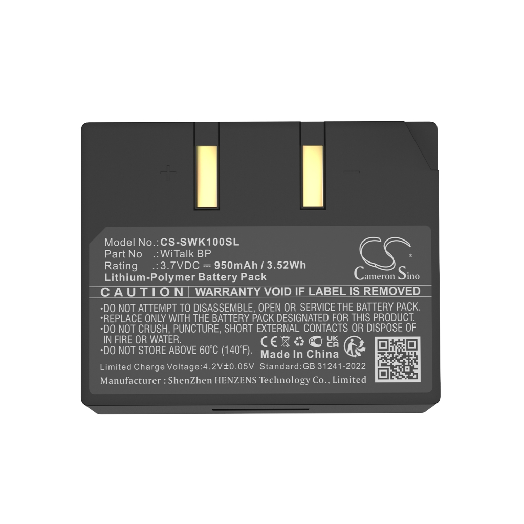 Compatibele batterijvervanging voor Saramonic WITALK BP
