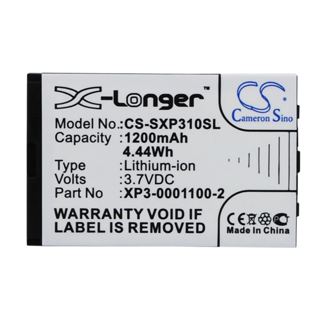 Batterijen Vervangt XP3-0001100-2