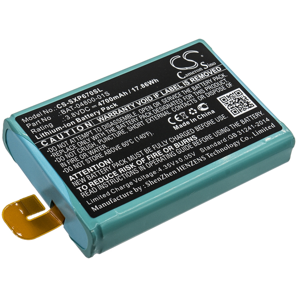 Batterij voor mobiele telefoon Socketmobile CS-SXP670SL
