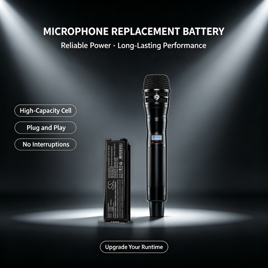 Battery compatible with Shure CS-SXT920SL