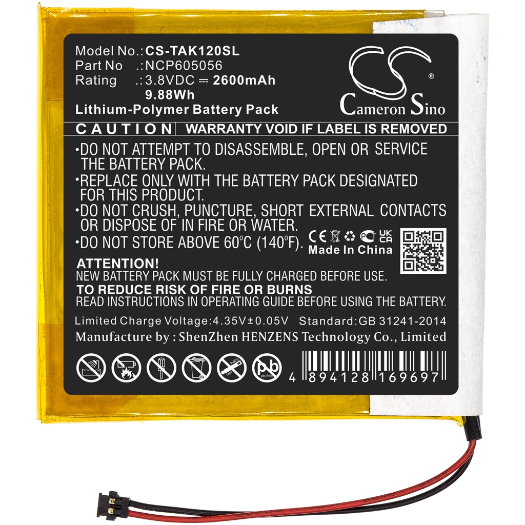 Batterij voor MP3, MP4, PMP Astell