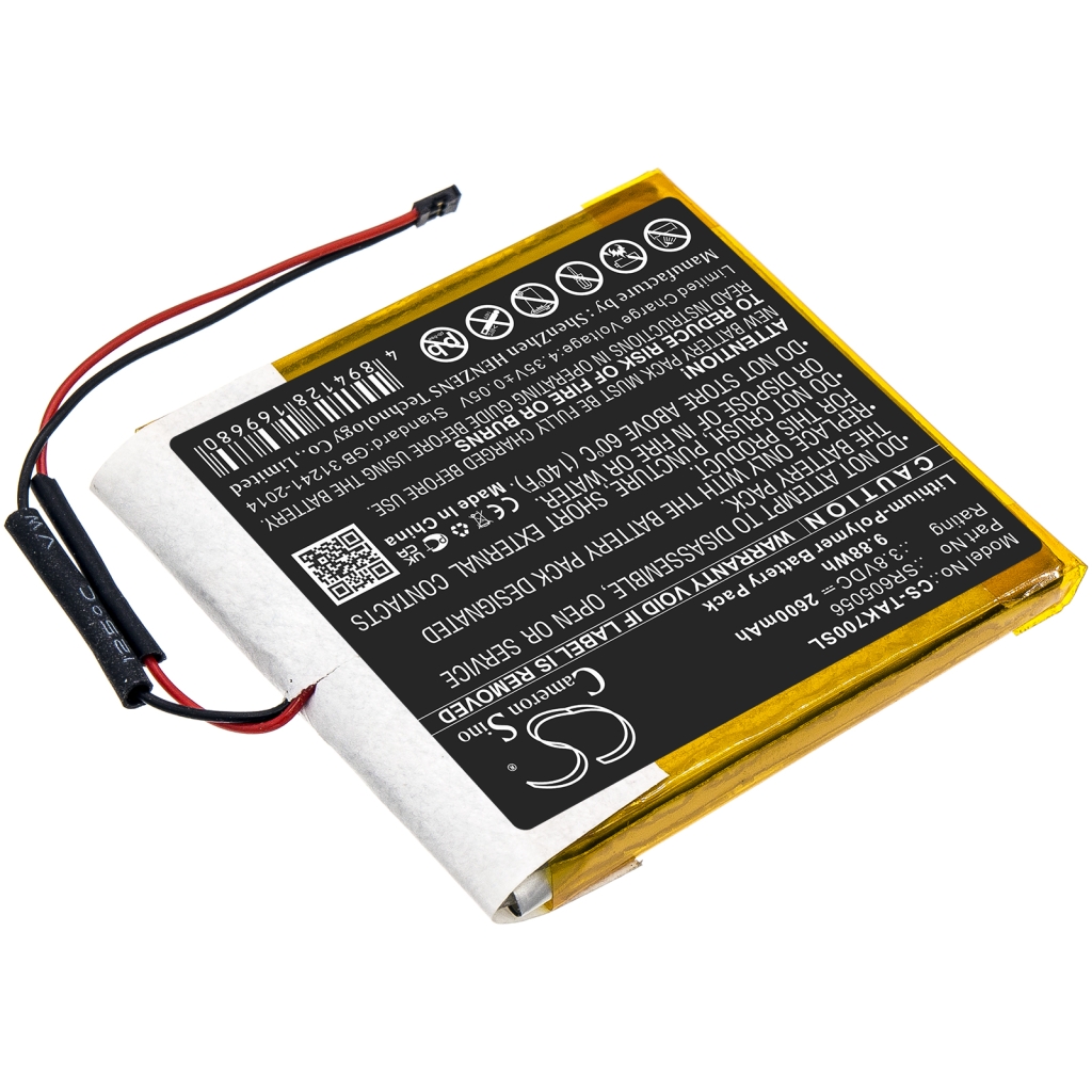 Batterij voor MP3, MP4, PMP Astell