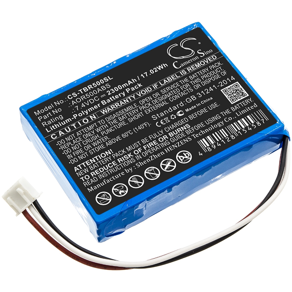 Batterij Vervangt AOR500ABS