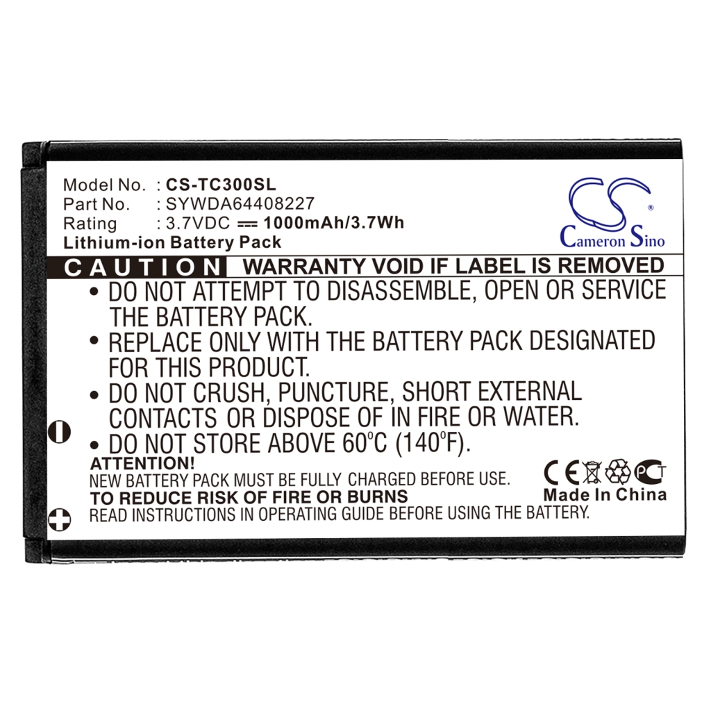 Battery Replaces SYWDA64408227