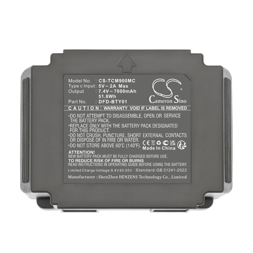 Batteries for sports equipment Tactacam CS-TCM900MC