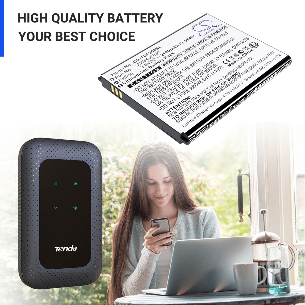 Batterij Vervangt AHB495060