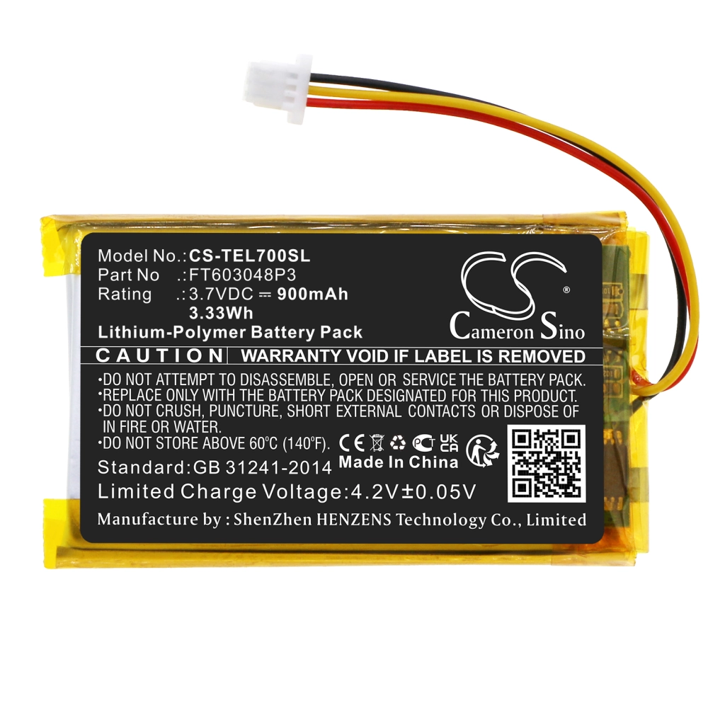Batterijen Vervangt FT603048P3