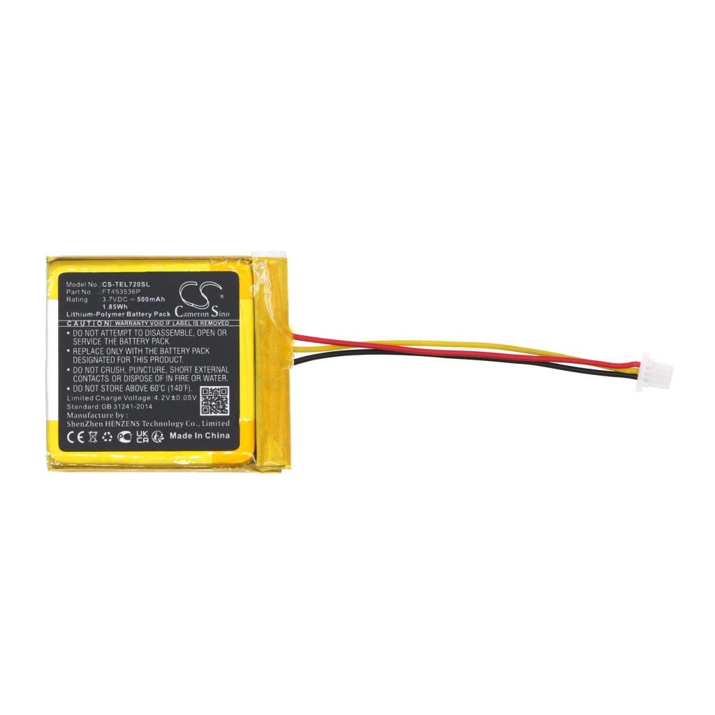 Batterijen Batterij voor draadloze headset CS-TEL720SL