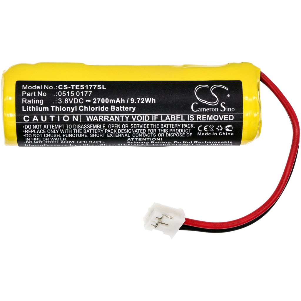 Compatibele batterijvervanging voor Testo 0515 0177