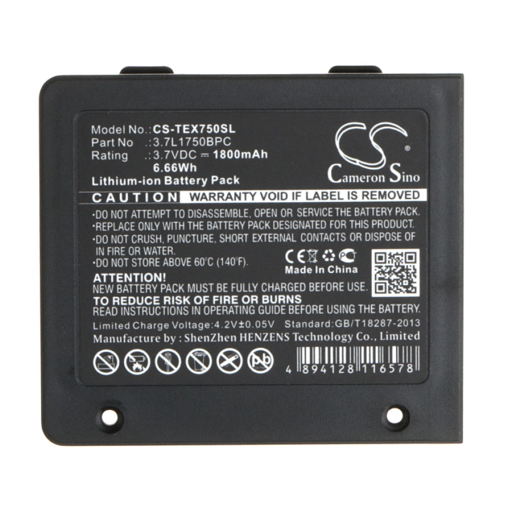 Batterijen Vervangt 3.7L1750BPC
