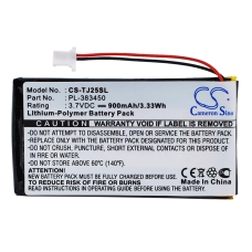Compatibele batterijvervanging voor Sony PL-383450
