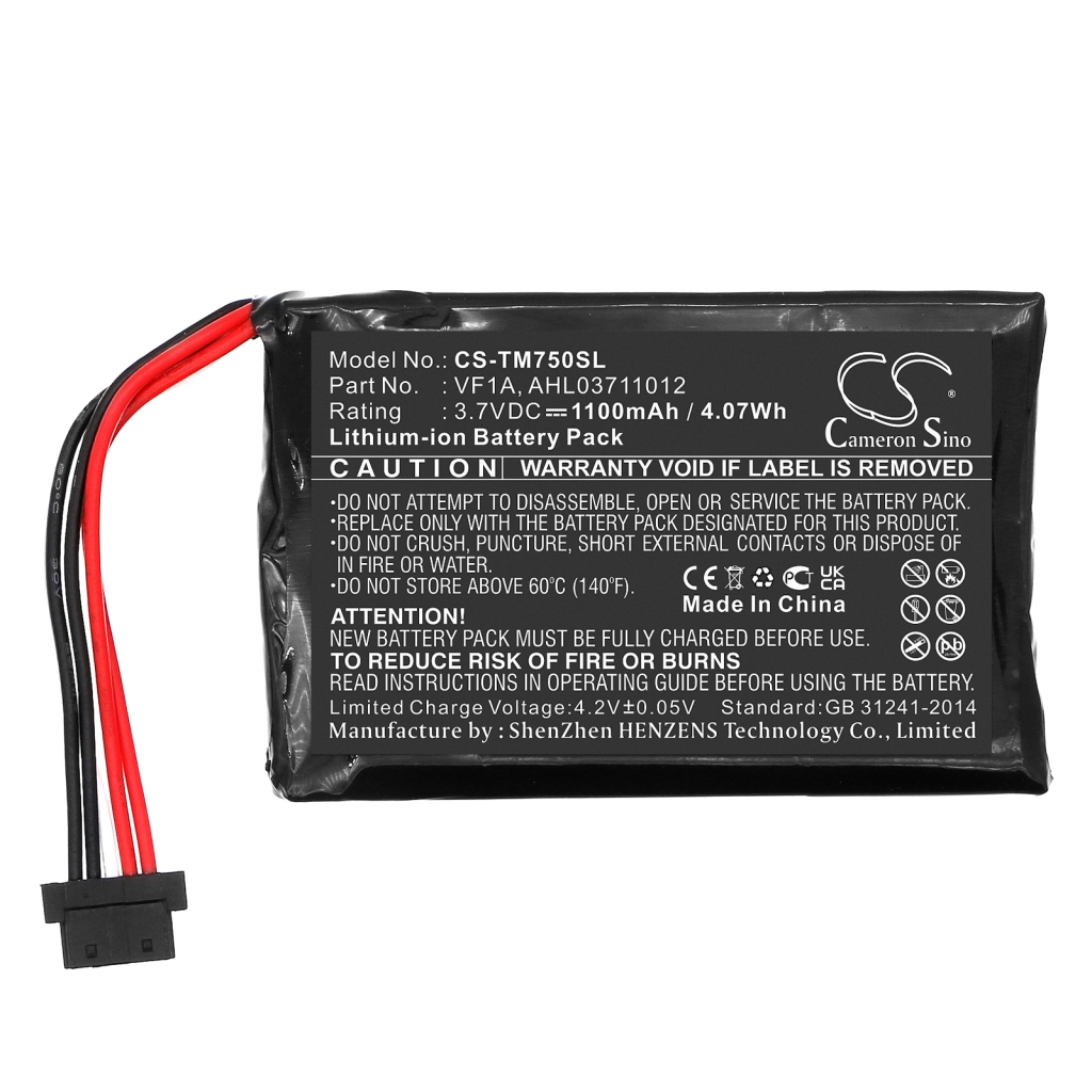 GPS, Navigator Batterij TomTom CS-TM750SL