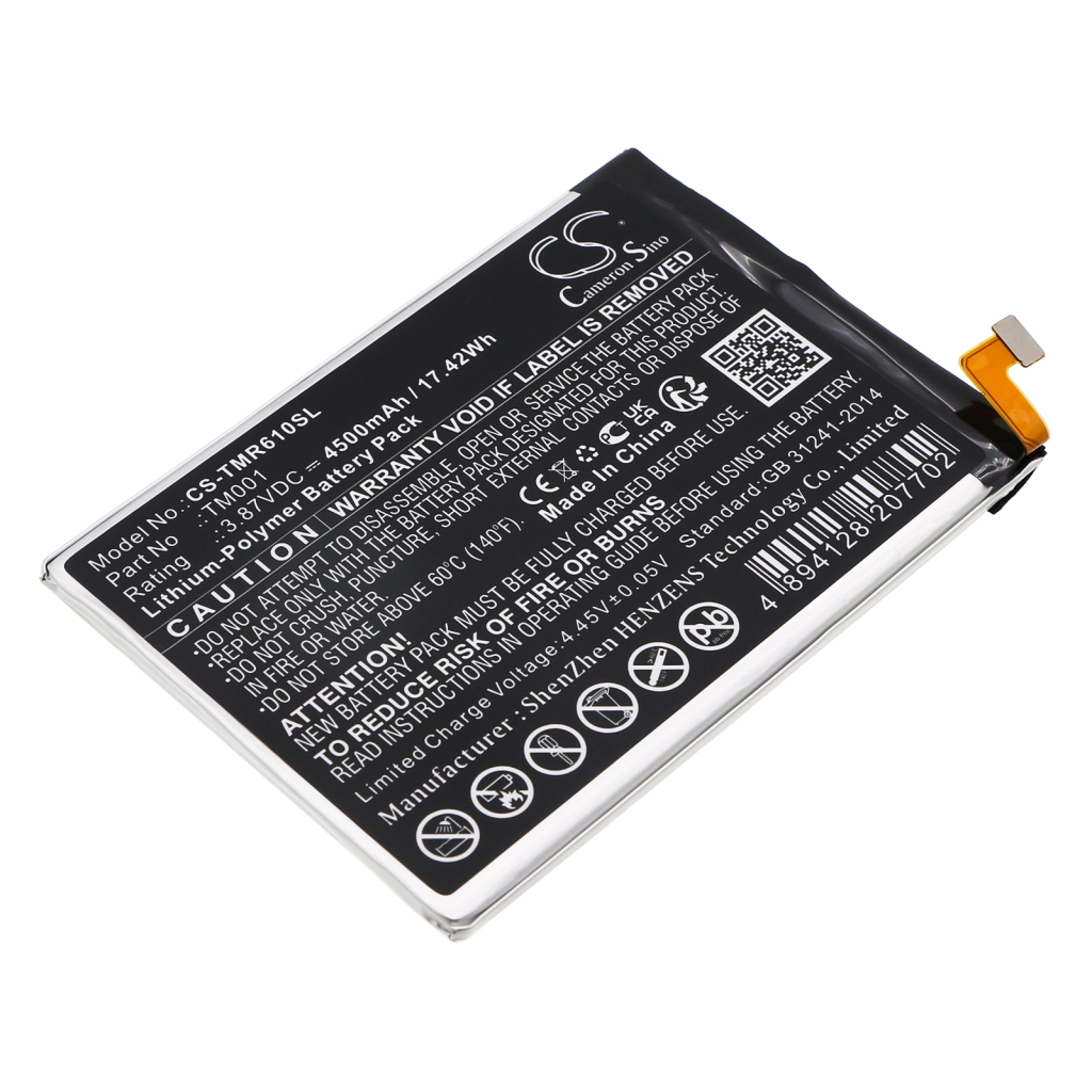 Batterijen Vervangt TM001