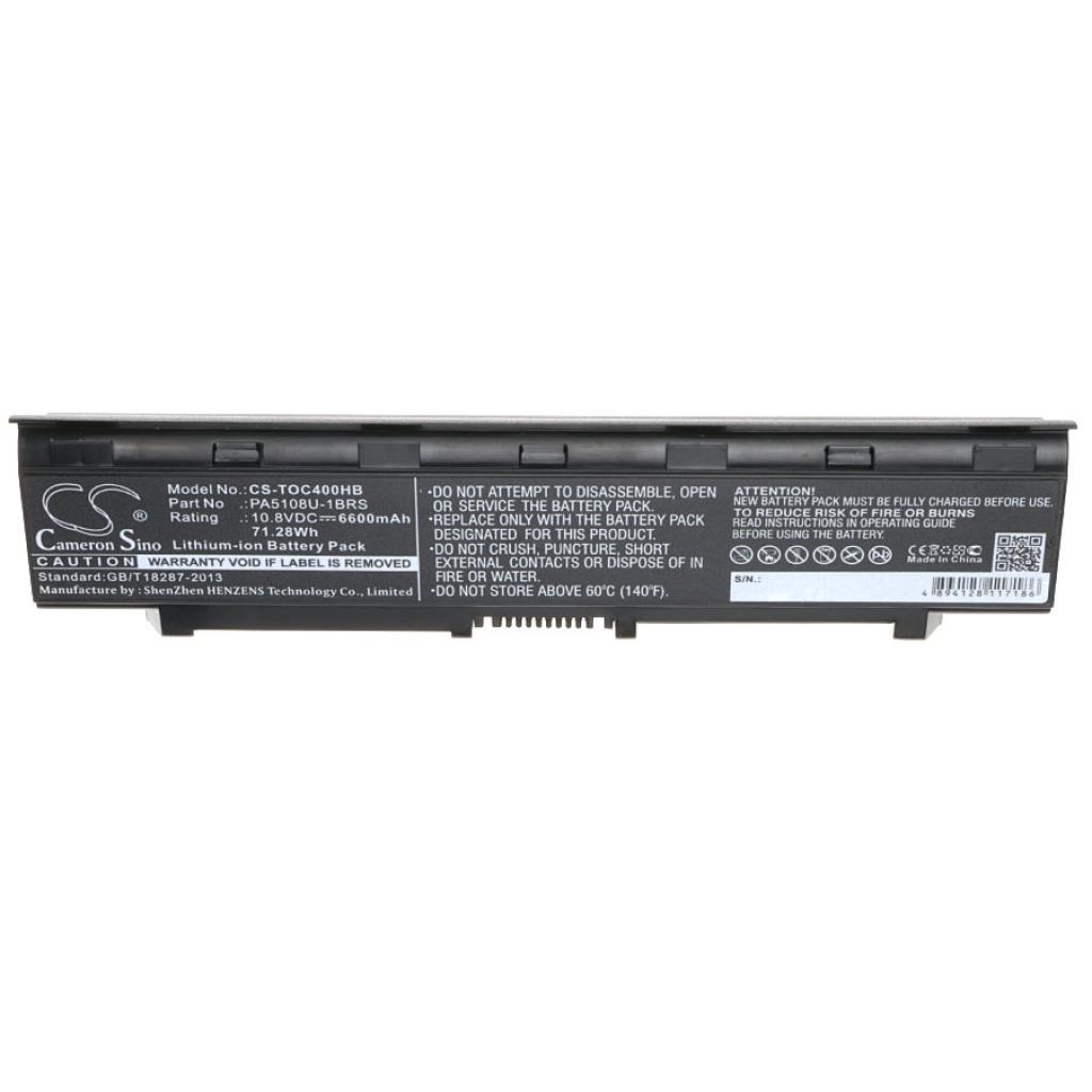 Battery compatible with Toshiba CS-TOC400HB