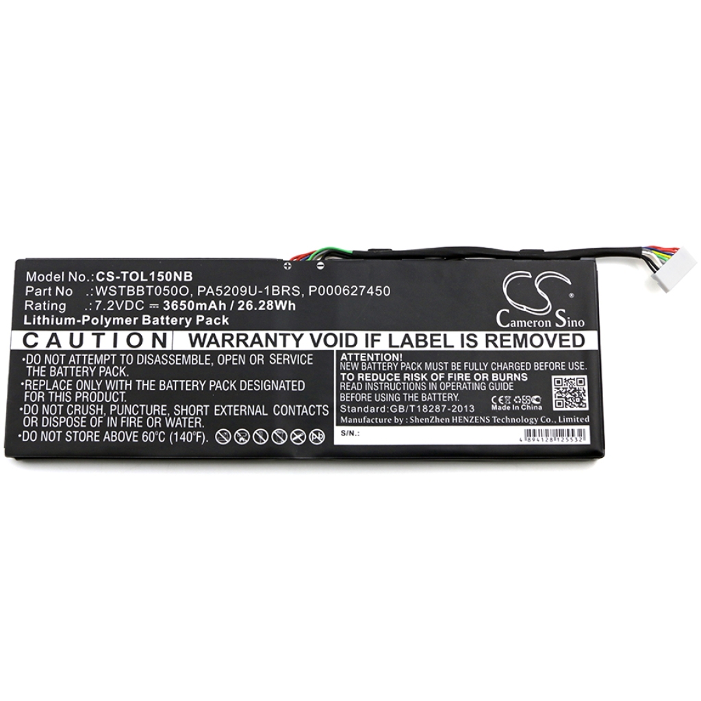 Batterij Vervangt P000627450