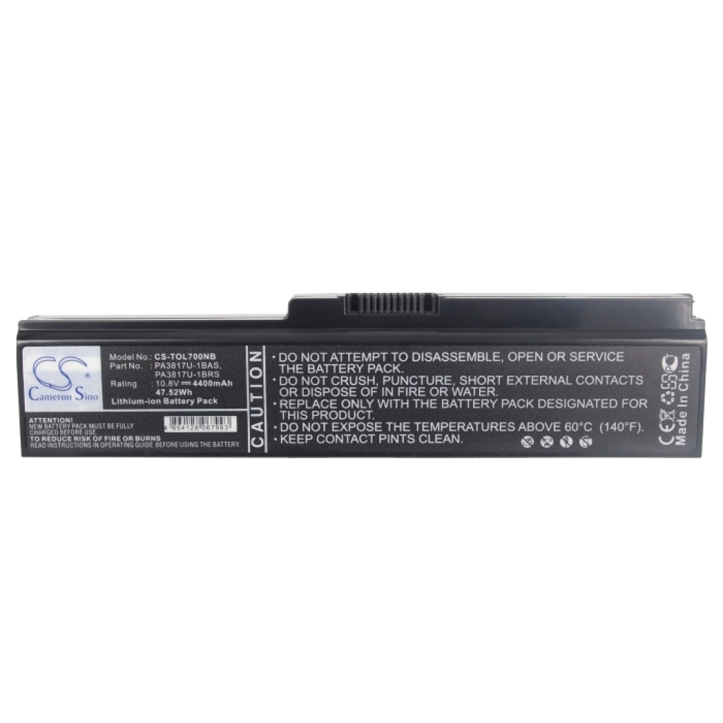 Batterijen Vervangt PA3817U-1BRS