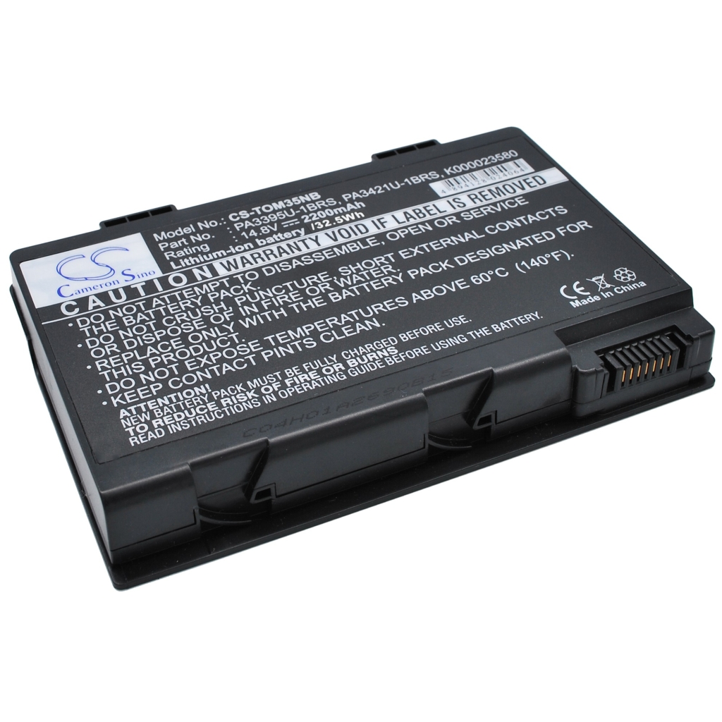 Battery compatible with Toshiba CS-TOM35NB