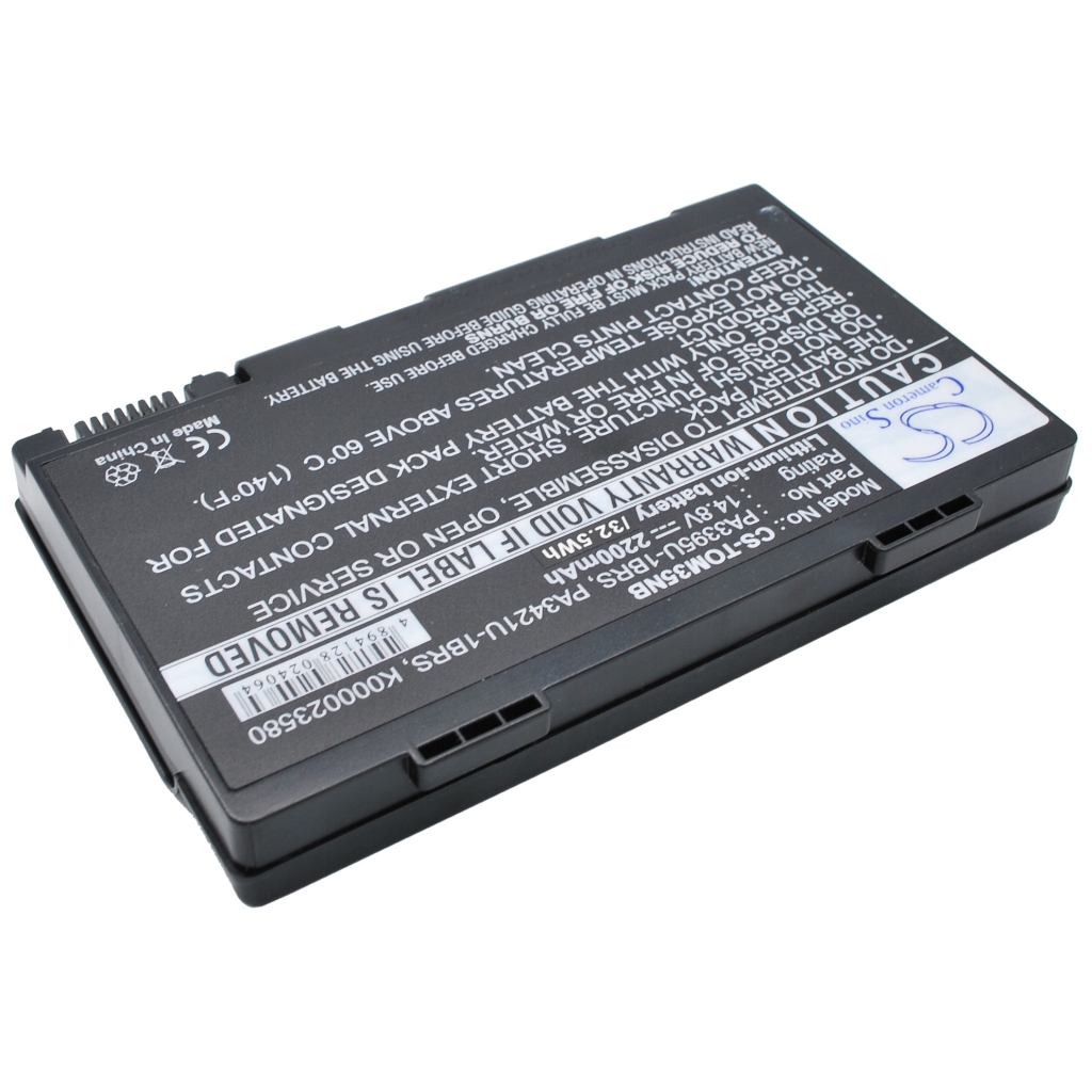 Battery compatible with Toshiba CS-TOM35NB