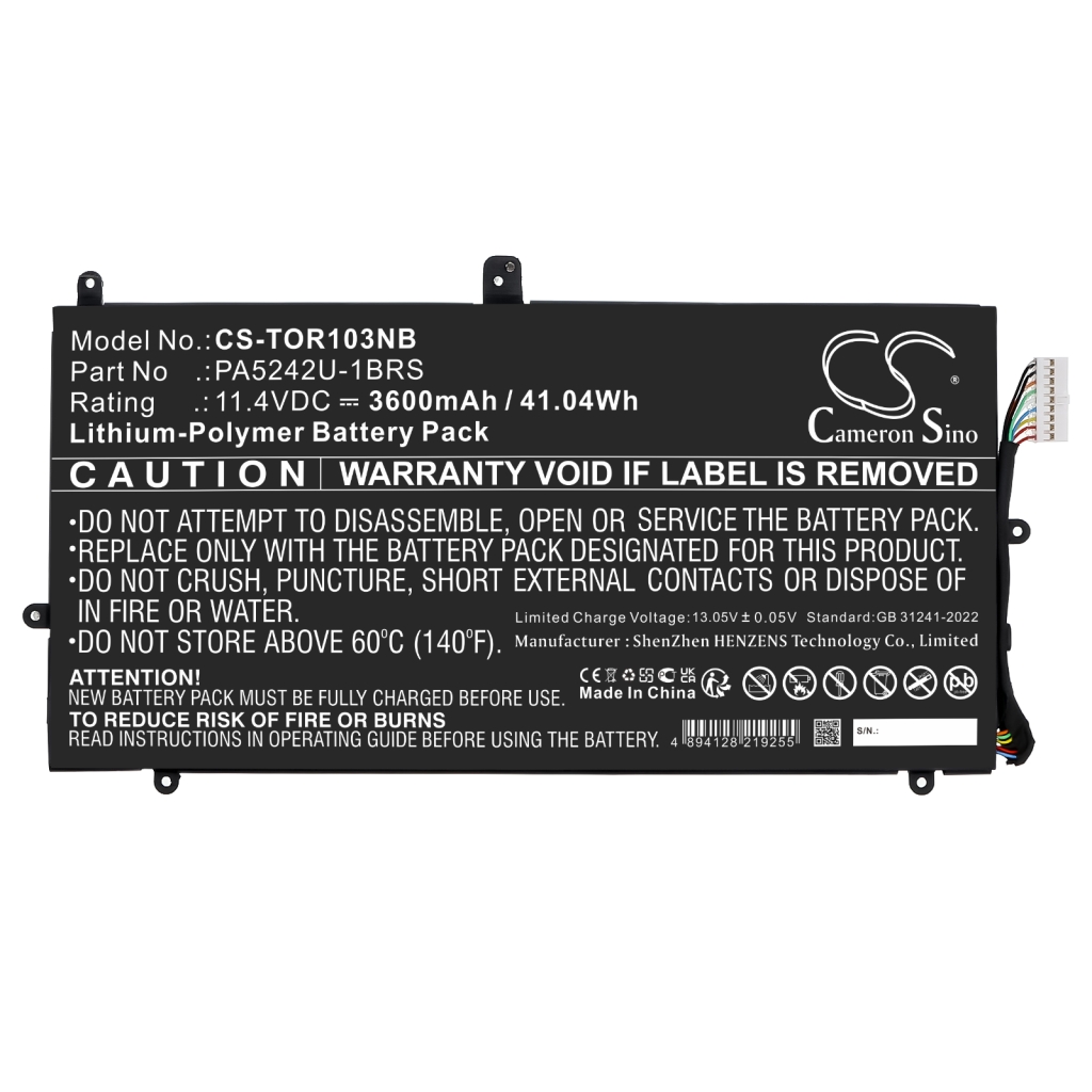 Notebook batterij Toshiba CS-TOR103NB