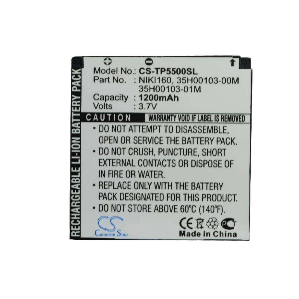 Batterijen Vervangt NIKI160