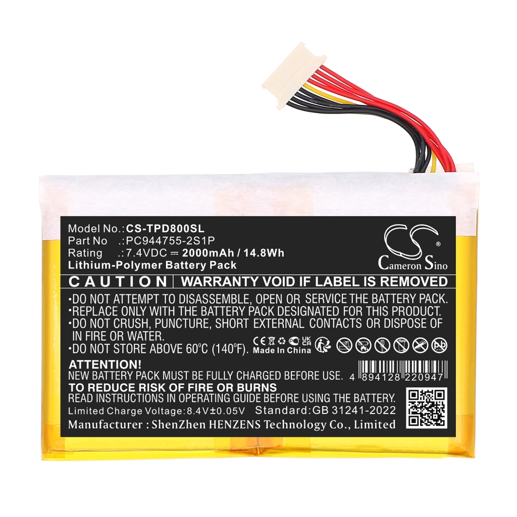 Batteries Equipment Battery CS-TPD800SL
