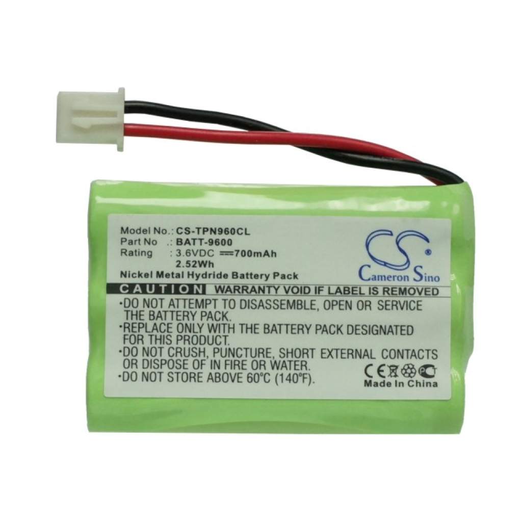 Draadloze telefoon batterij TELEDEX CS-TPN960CL