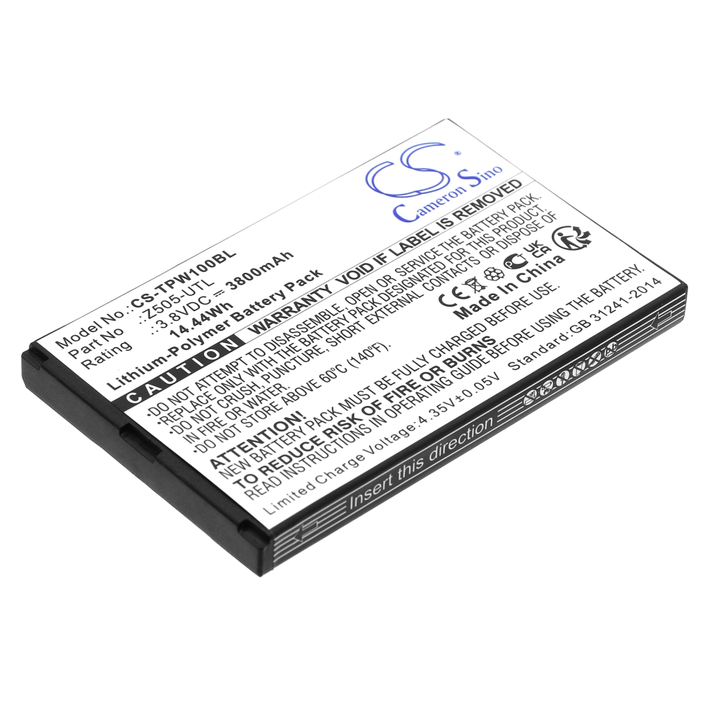 Batterijen Batterij voor betaalterminal CS-TPW100BL