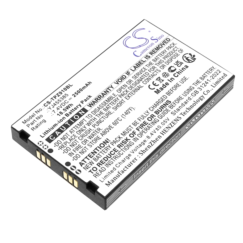 Batterijen Batterij voor betaalterminal CS-TPZ910BL