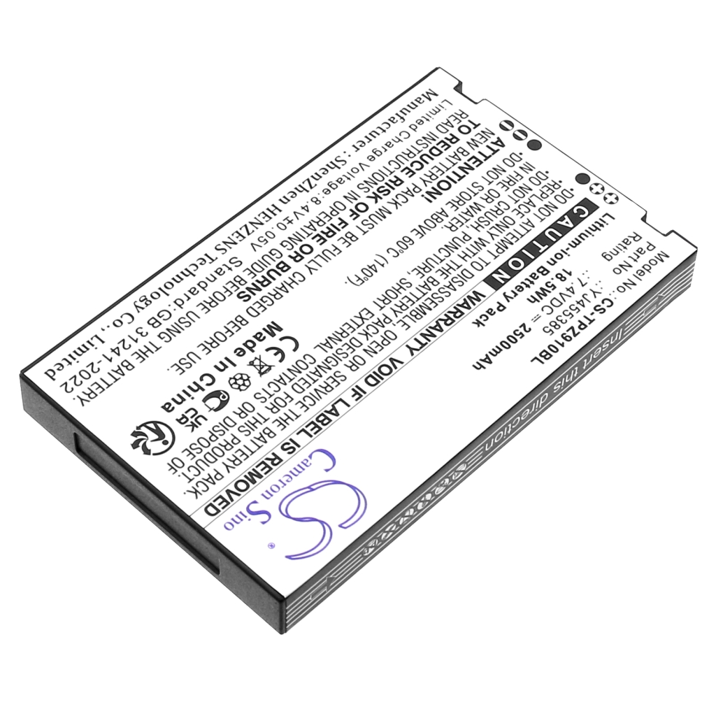 Batterijen Batterij voor betaalterminal CS-TPZ910BL