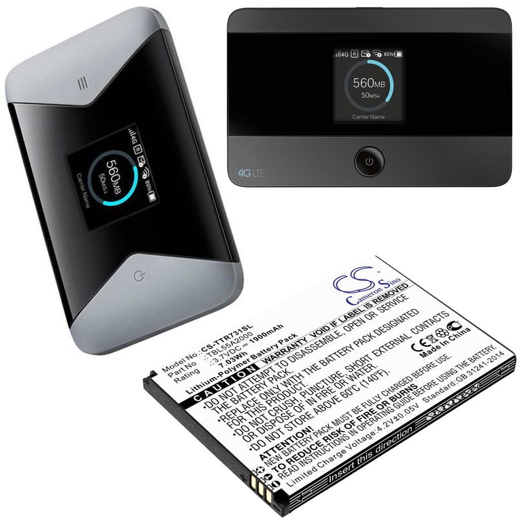 Batterijen Hotspot Batterij CS-TTR731SL