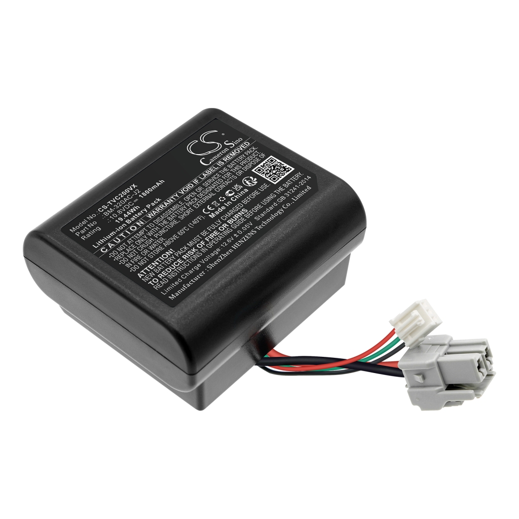 Batterijen voor stofzuigers Toshiba CS-TVC200VX