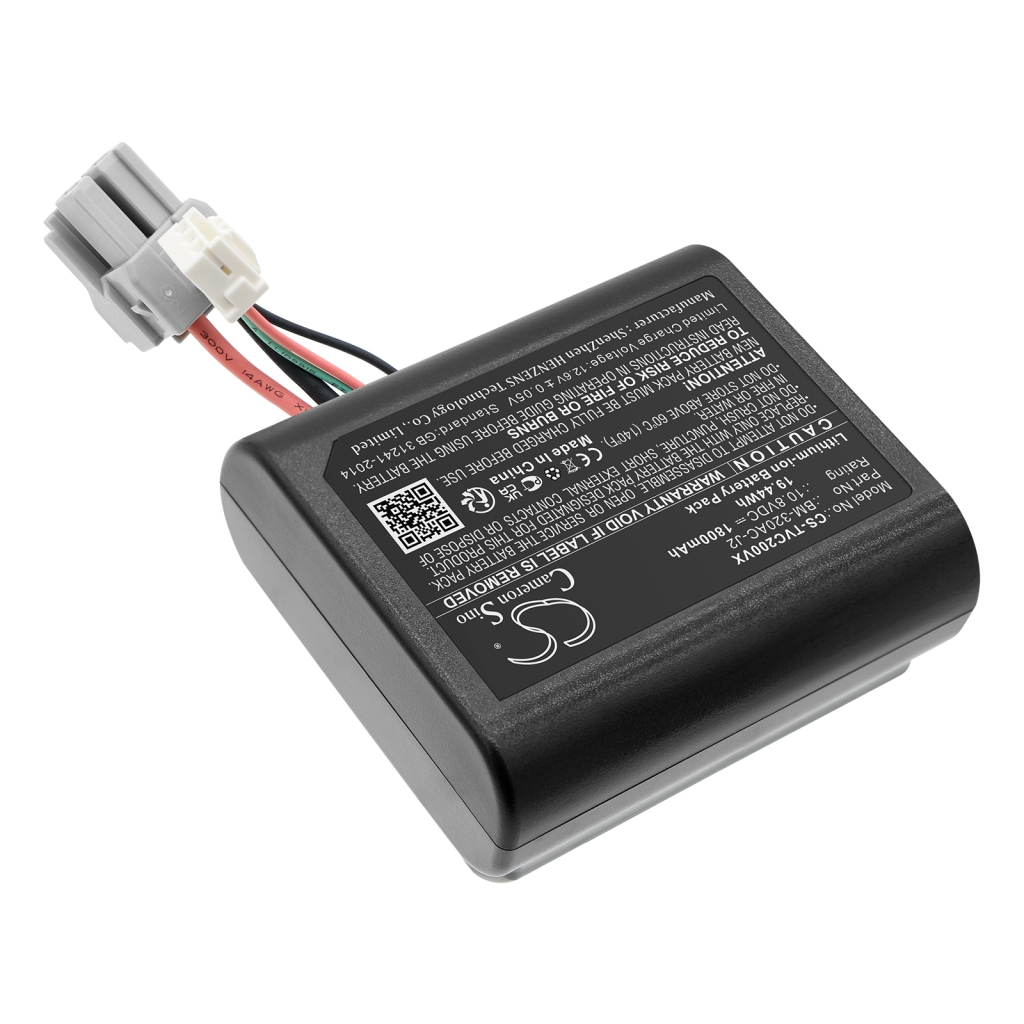 Batterijen voor stofzuigers Toshiba CS-TVC200VX