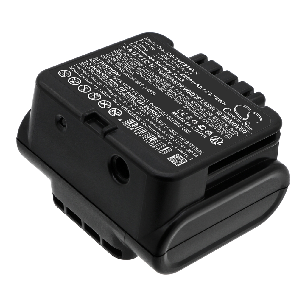 Batterijen voor stofzuigers Toshiba CS-TVC210VX