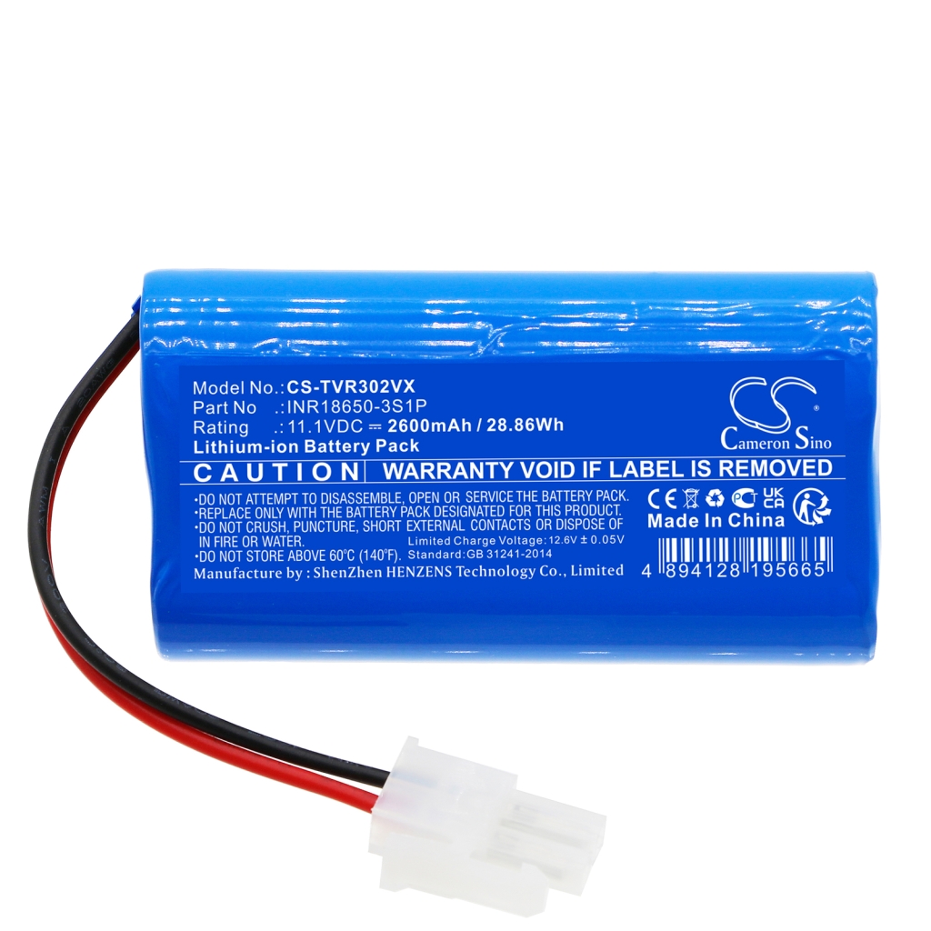 Battery Replaces INR18650-3S1P