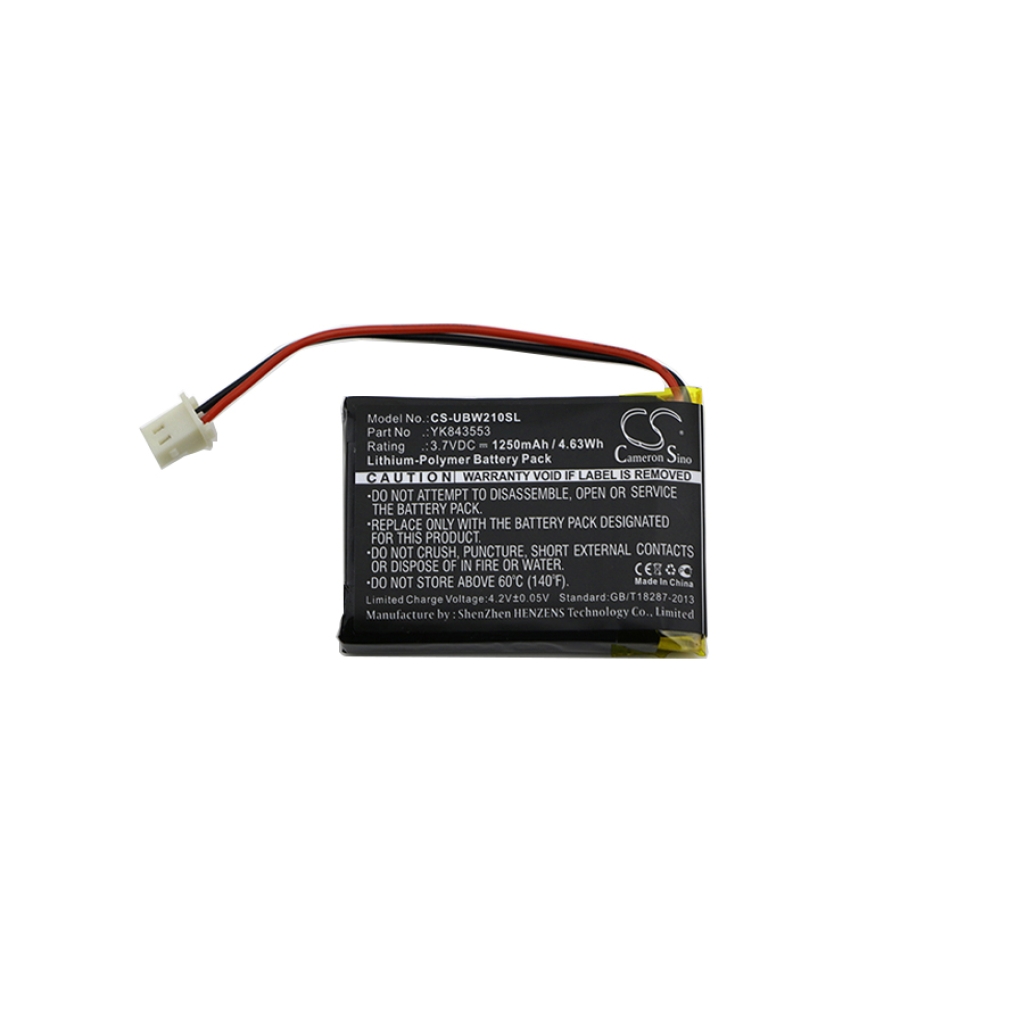 Compatibele batterijvervanging voor Uniden YK843553