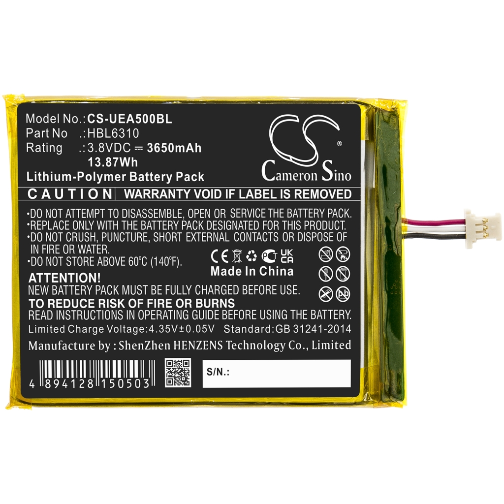 Batterijen Vervangt HBL6310